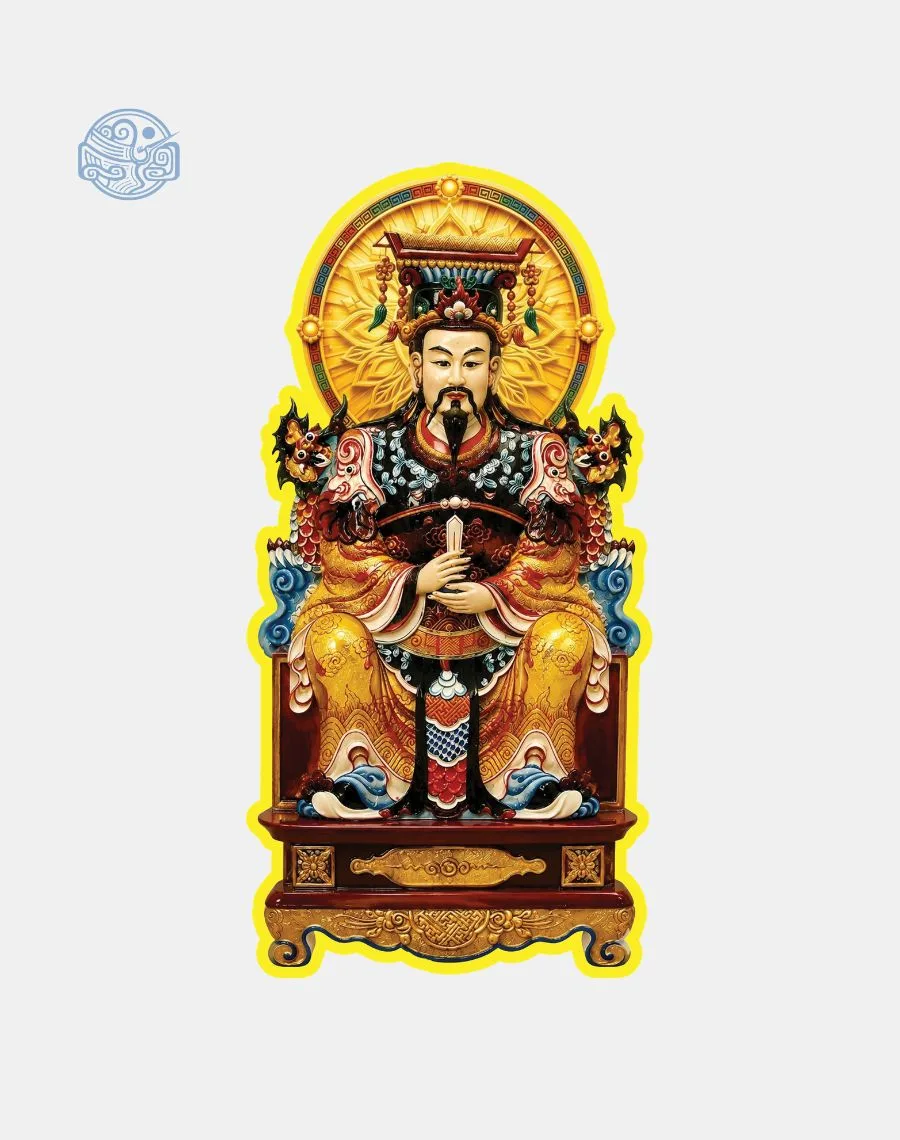 Tranh Ngọc Hoàng Đại Đế chất liệu nhựa xốp