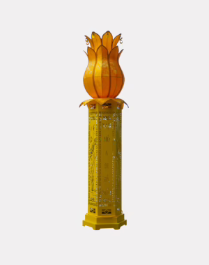 Trụ đèn hoa sen lục giác 110cm